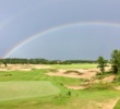 Rainbow over the Coore/Crenshaw 17-hole short course