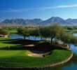 The Stadium Course at TPC Scottsdale's watery 12th hole. 