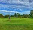 The putting green at the municipal Sandridge Golf Club in Vero Beach, where the author has spent many an early evening practicing his putting...for free.