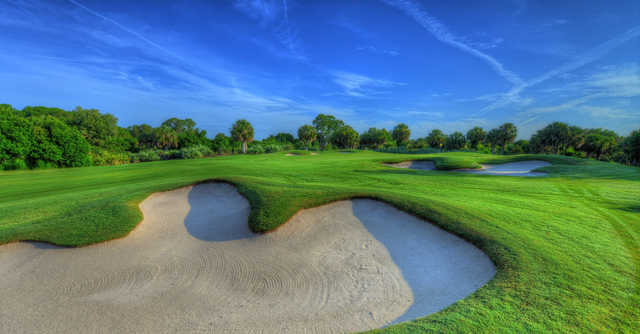 Blue/White at Sugar Mill Country Club in New Smyrna Beach, Florida, USA