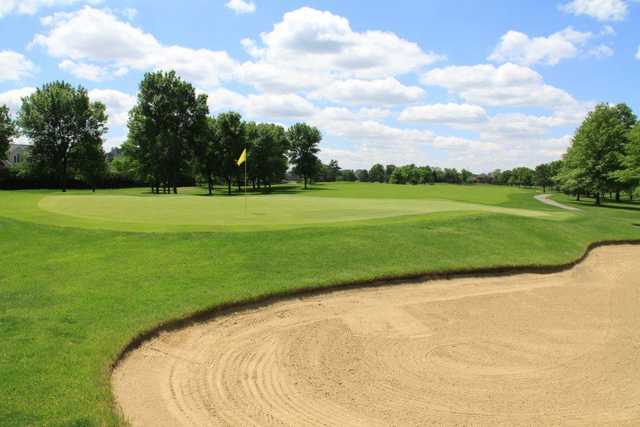 White Blue At Briar Ridge Country Club In Schererville, Indiana, Usa 