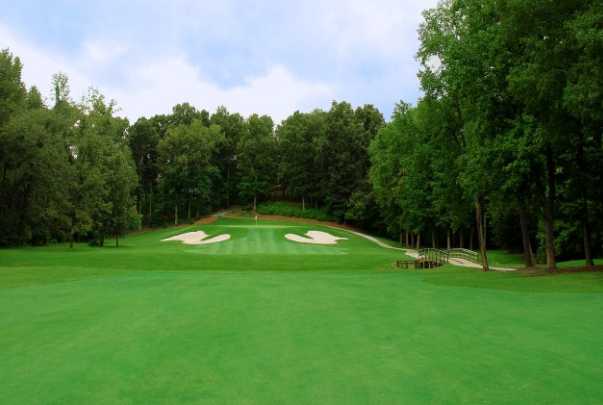 River Run Golf Country Club In Davidson North Carolina Usa A View Of Green At River Run Golf Country Club