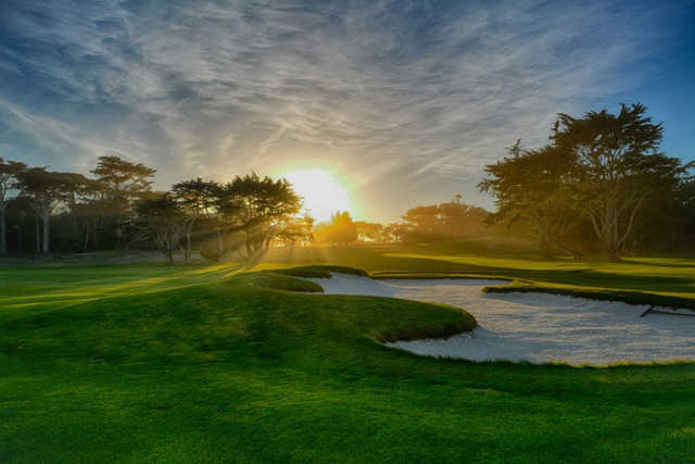Cypress Point Club In Pebble Beach California Usa Golf Advisor A Splendid Sunny Day View From Cypress Point Club